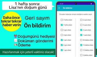 Hatırlatma FLEX Alarm Bildirim Ekran Görüntüsü 1