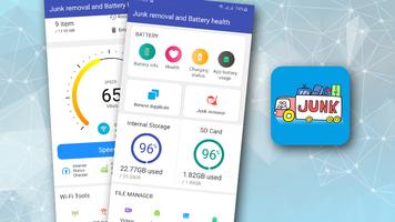 Junk removal & Battery health پوسٹر