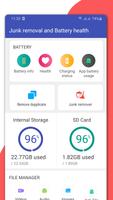 Junk removal & Battery health captura de pantalla 1