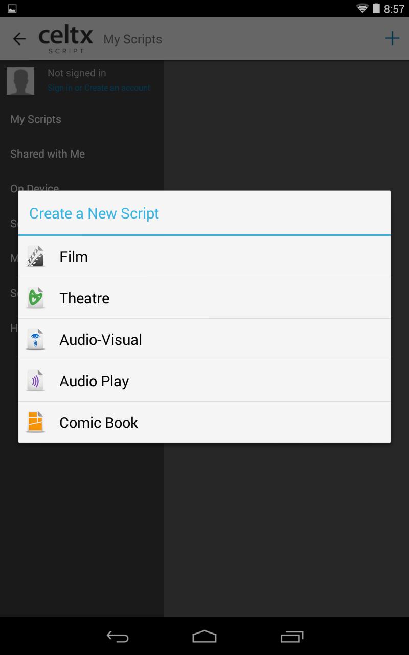 Script notes. Celtx. Stay scripts app.