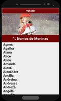 Nomes de Bebês Ekran Görüntüsü 1