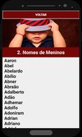 Nomes de Bebês Ekran Görüntüsü 2