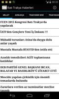 Batı Trakya Haberleri پوسٹر