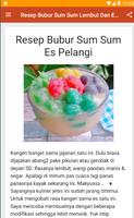 Resep Bubur Sumsum capture d'écran 3