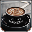 Ide desain seni Latte