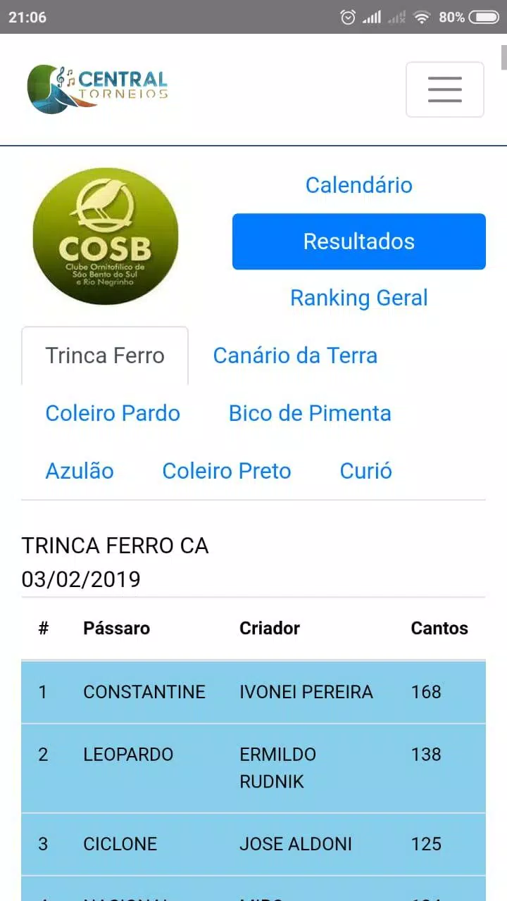 Download do APK de Central Torneios para Android