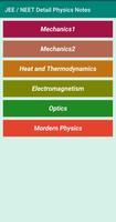 Detail Notes of Physics for JEE / NEET capture d'écran 1