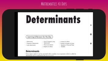 Mathematics 40 Day poster