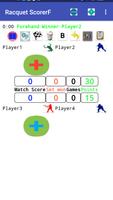 Racquet Game(Tennis,pickleBall ...) Match Scorer capture d'écran 2
