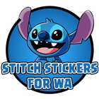 Blue Koala Stitch Stickers For icône