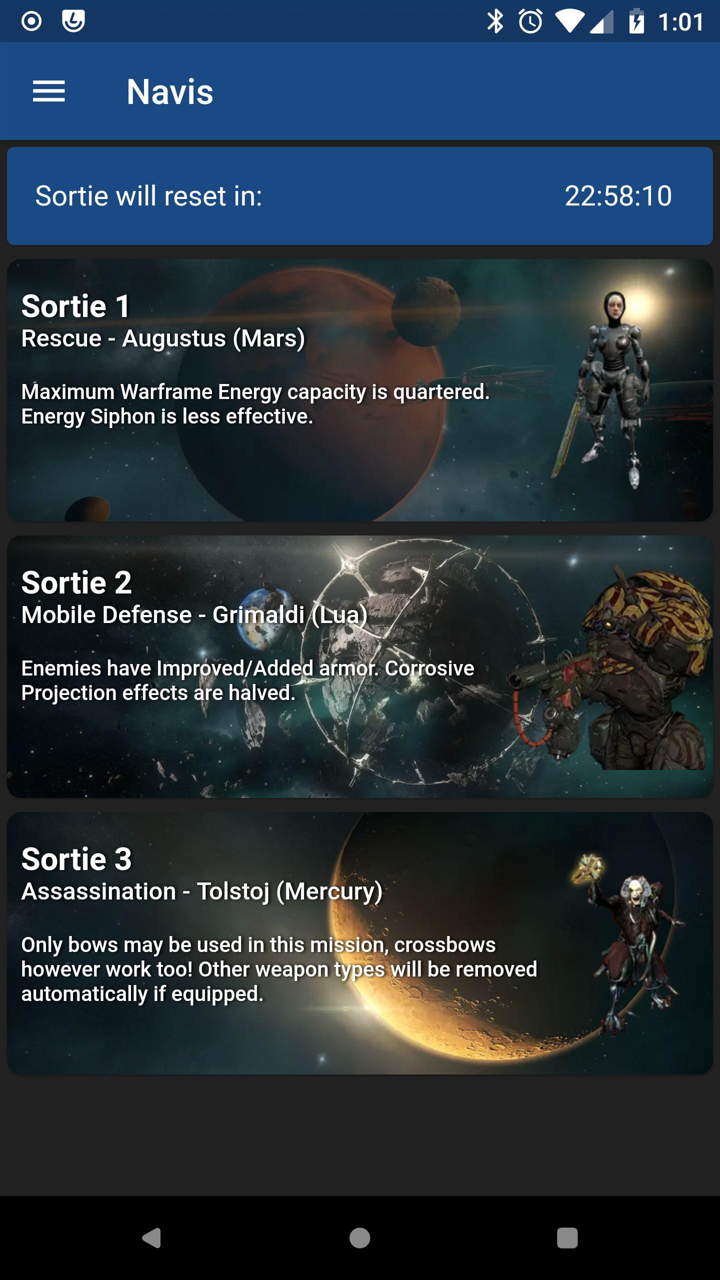 Cephalon Navis - Warframe tracker App for Android - APK Download - 