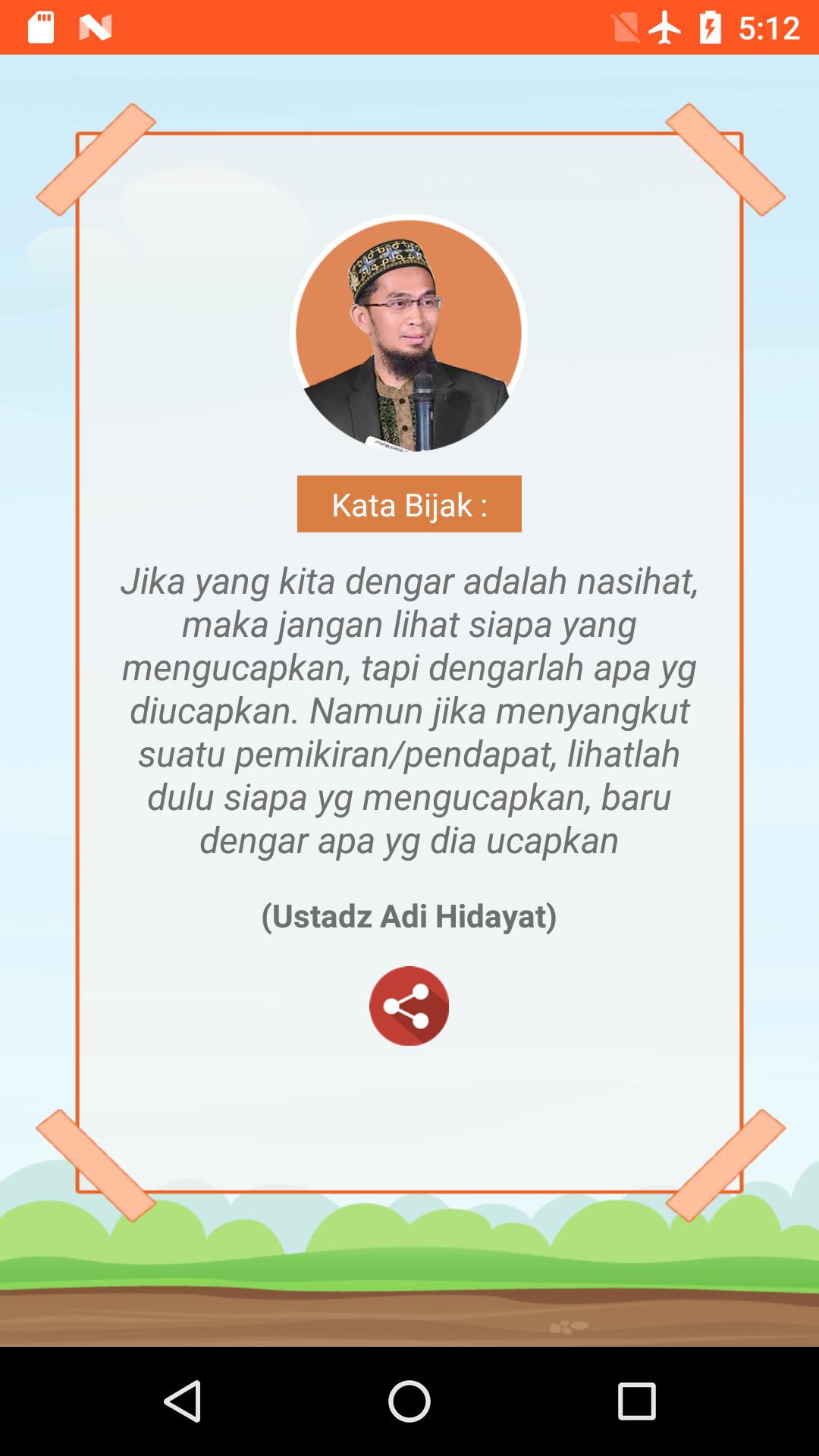 Kata Mutiara Ustadz Adi Hidayat For Android Apk Download