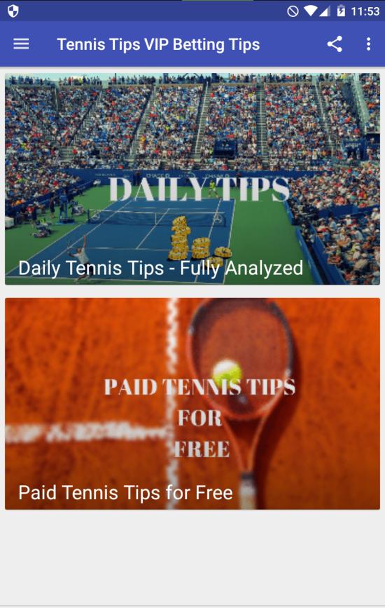 Tennis Tips VIP Betting Tips APK pour Android Télécharger