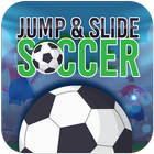 Jump and Slide Fußball Zeichen