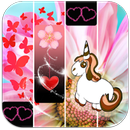 Pink Flower Piano Tiles APK