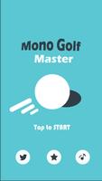 Poster mono golf masters