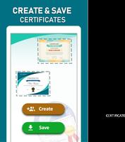 Certificate maker – Templates, Stickers & Design capture d'écran 3