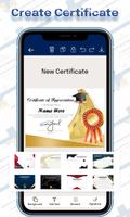 Certificate Maker and creator Plakat