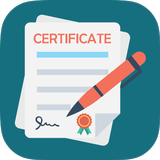 Certificate Maker, Design a Custom Certificate 아이콘