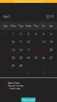 Costa Rica Calendar الملصق