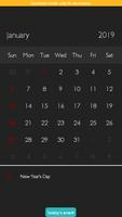 Costa Rica Calendar تصوير الشاشة 1