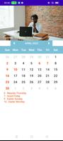 Denmark Calendar پوسٹر