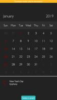 Italy Calendar 2019 plakat
