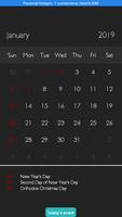 Serbia Calendar الملصق