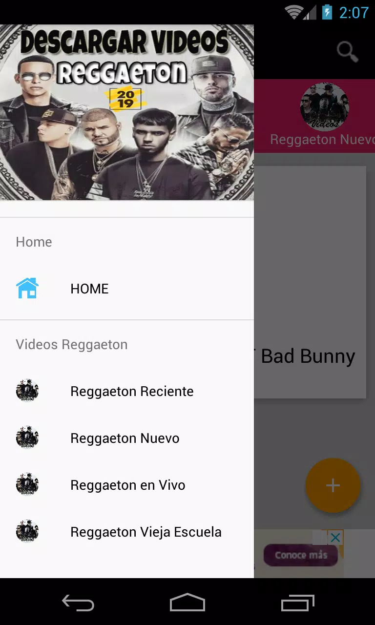 Descarga de APK de Descargar Videos Reggaeton para Android