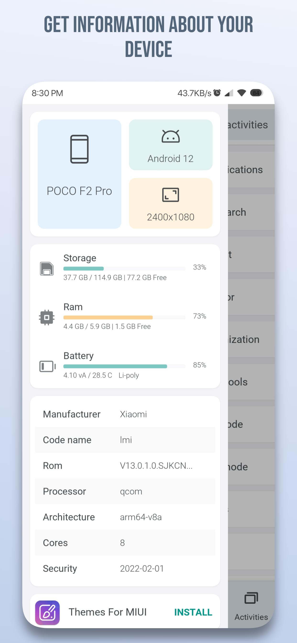 Miui setting