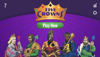 Five Crowns Solitaire Affiche