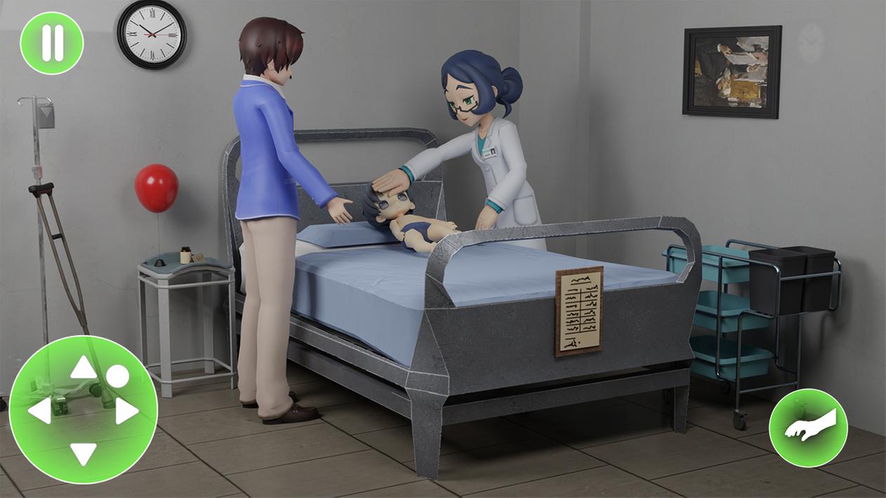 Anime Virtual Dad Simulator 3D poster