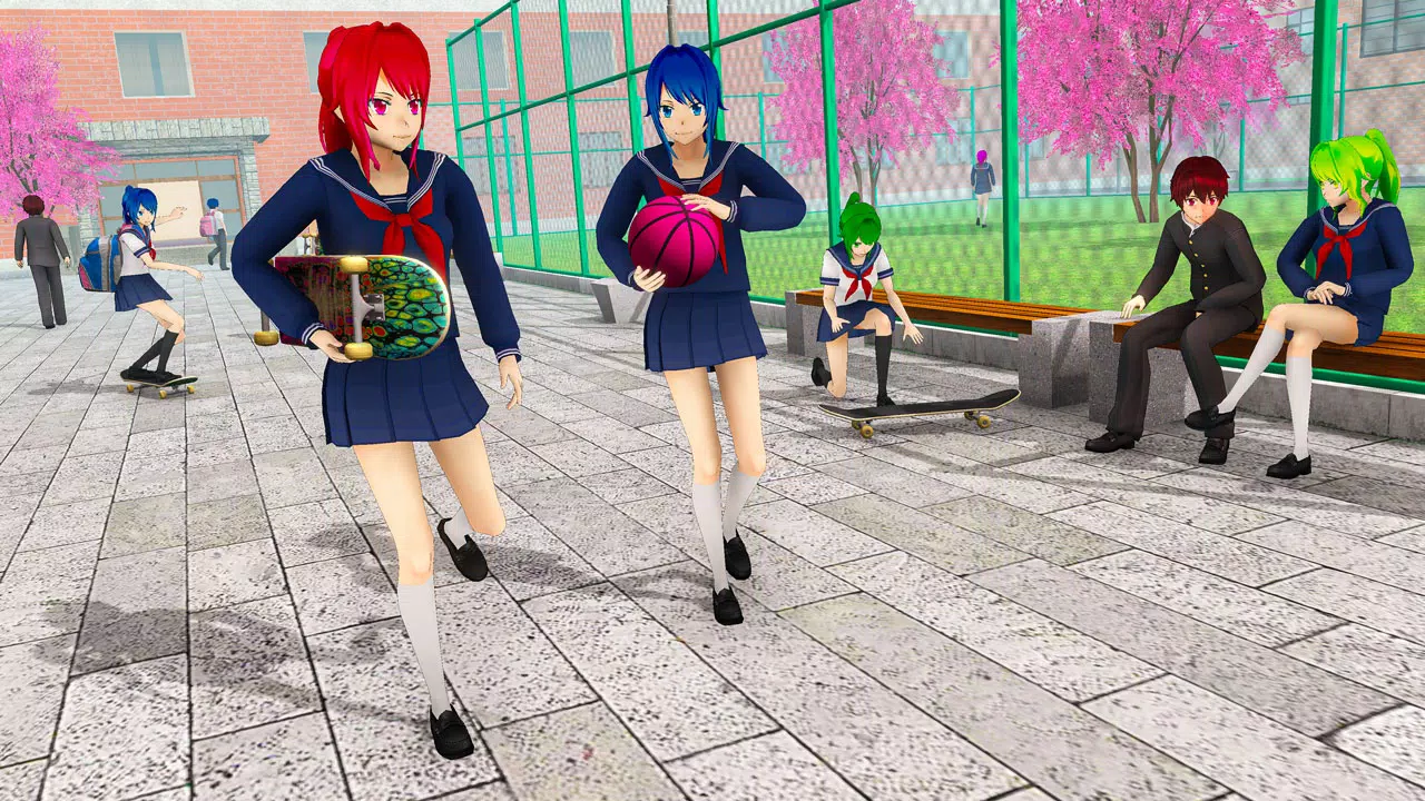 Anime Nữ Sinh Trò Chơi 3D Cho Android - Tải Về Apk