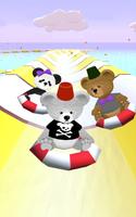 Poster Bear Slides - Aqua Teddy park