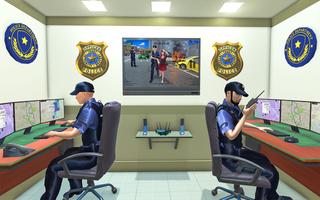 flic de simulateur de policier Affiche