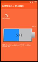 Battery Percentage + Booster Affiche