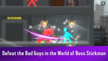 برنامه‌نما Boss Stick man عکس از صفحه