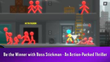 Boss Stick man poster