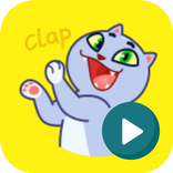 Funny Cats Animated Stickers