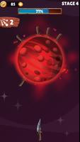 Merge Knife - idle flip clicker tycoon merge games تصوير الشاشة 2