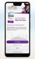 Visitor Toll Pass الملصق