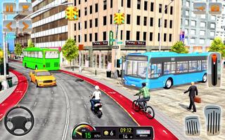 Modern Bus Driving Simulator: Bus Games 2021 capture d'écran 1