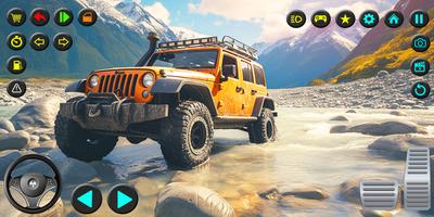 Offroad Jeep Driving Affiche