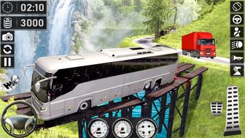 Bus Simulator Game Bus Parking poster