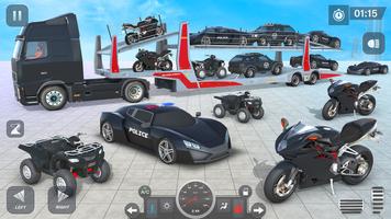 US Police ATV Transport Games ảnh chụp màn hình 1