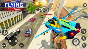 Futuristic Flying Car Drive 3D 스크린샷 3