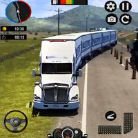 American Truck Cargo Game 3D Plakat