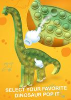 Pop it Dinosaur - Puppet Toys plakat