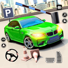 Icona giochi di parcheggio auto 3d