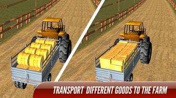 3 Schermata Tractor Trolley Real Farming Tractor 3D